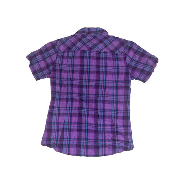 ✨Marmot Girl’s Audrey Purple Plaid Sz Medium Top✨ - Picture 5 of 8